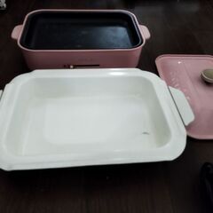 ＢＲＵＮＯ　コンパクトホットプレート　ピンクの画像