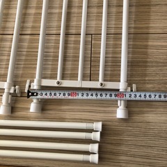伸縮棒4本&ラック2個セットの画像