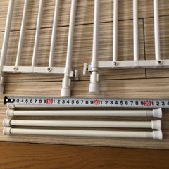 伸縮棒4本&ラック2個セットの画像