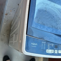 AQUA GLASS TOP 5.0kg 洗濯機 本体 AQW-BK50Gの画像