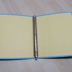 バインダー　リヒトラブ クリヤーブック 交換式 A4 30穴 10ポケット 水 G3804-14の画像