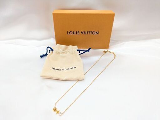 LV】M00368 プティ ルイ ゴールド ネックレス☆B品☆質屋