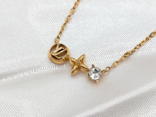LV】M00368 プティ ルイ ゴールド ネックレス☆B品☆質屋