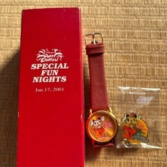ディズニー限定腕時計（ピン付き）