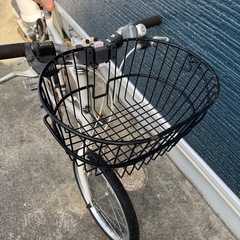 自転車　白　の画像