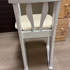 【お譲り先決定】ニトリ ドレッサー 小 白の画像