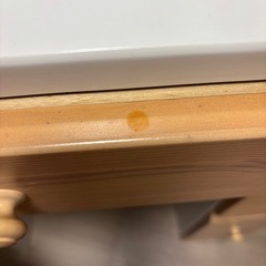 【お譲り先決定】ニトリ ドレッサー 小 白の画像