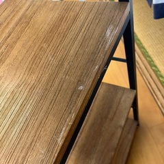 ラック　木　ブラック　アイアン　の画像