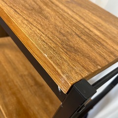 ラック　木　ブラック　アイアン　の画像