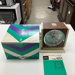 ☆値下げ☆2504-124 東芝電気目覚時計 TCM-651 年...