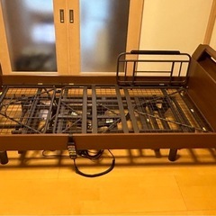 介護ベッド　　電動リクライニング付きの画像