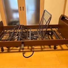 介護ベッド　　電動リクライニング付きの画像