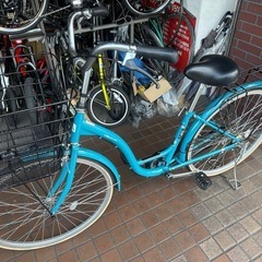 26インチ　深型大容量フロントバスケット　跨ぎやすいU型フレーム...