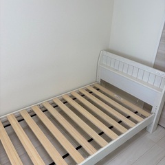 【ニトリ】木製ベッド白