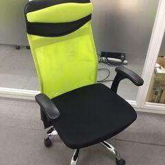 お取引中【中古】ﾈｯﾄﾌｫｰｽ「ハイバックデスクチェア(緑)」1...
