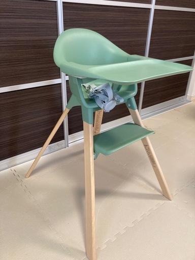 STOKKE ストッケ Clikk ハイチェア（クローバーグリーン）北欧デザイン 工具不要