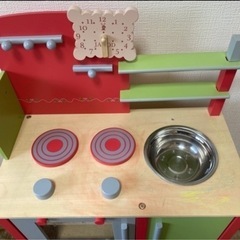 本日のみ1000円！木製のキッチン台　おもちゃ　ままごと　の画像