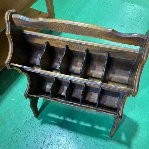 【カリモク/karimoku】家具 オールドカリモク スリッパラック 2段 昭和レトロ