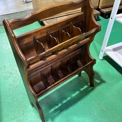 【カリモク/karimoku】家具 オールドカリモク スリッパラック 2段 昭和レトロの画像