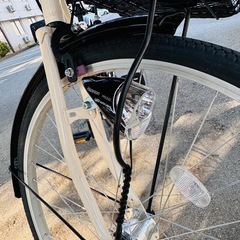 ママチャリ26インチ 外装6段変速 オートライト 　 　の画像