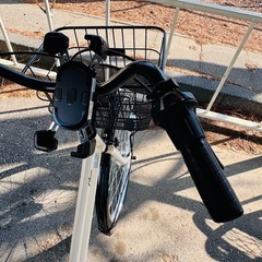 ママチャリ26インチ 外装6段変速 オートライト 　 　の画像