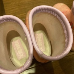 長靴　15.0cm   双子ちゃんへ　ピンク　スヌーピー　2足セットの画像