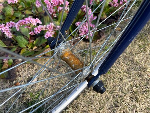 あさひ自転車 WEEKEND BIKES ネイビー 変速あり 品質保証書付き