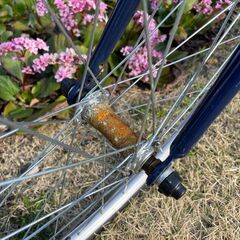 あさひ自転車　WEEKEND BIKES ネイビー　変速あり　品質保証書付きの画像