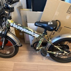 HUMMER カモフラ　子供用　自転車　16型