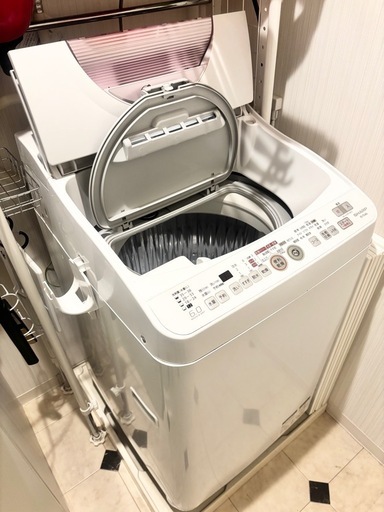 【決まりました】✨6kgシャープ 全自動.乾燥.洗濯機 イオンコート付き
