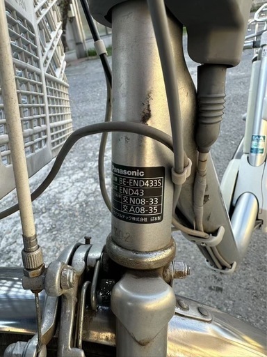 Panasonic電動自転車（8.0ah、4点灯)