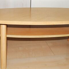 [終了
]ラウンドテーブル　棚付きの画像