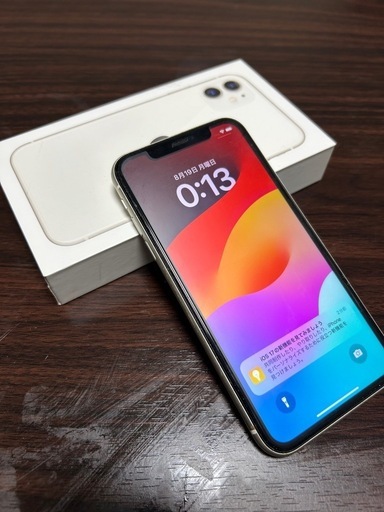 【美品・箱あり】iPhone 11 64GB（人気のホワイト❗️）