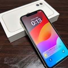 【美品・箱あり】iPhone 11 64GB（人気のホワイト❗️）