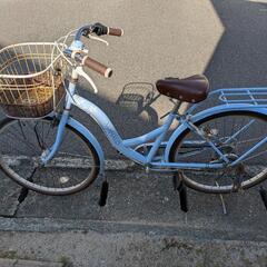 24型　ブルー　イオンバイク　マハロエル　自転車の画像