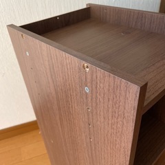 （決まりました）スリム カラーボックス2段 ニトリの画像
