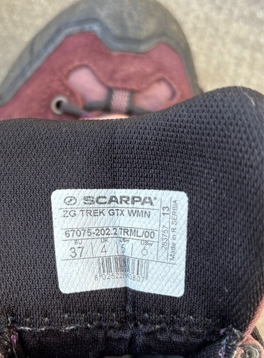 【取引決定】登山靴 SCARPA レディース