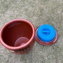 漬物容器 丸かめ ぬか漬け、梅漬けの画像