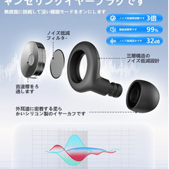 😴夏前早割セール【新品未使用】COXZD 完全遮音耳栓 痛くない設計 水洗いOK 睡眠 勉強 移動用 防音 快眠 旅行 飛行機 長時間使用 低反発 収納ケース付 検索ワード：遮音耳栓 痛くない 水洗い可能 睡眠用 勉強用 移動用 防音 快眠 旅行 飛行機 長時間 低反発 収納ケースの画像