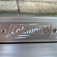 【美中古品】Coleman コールマン ナチュラルモザイクリビングテーブル 90プラス キャンプ アウトドアの画像