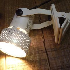 USED 昭和レトロ 昔のハロゲン電球を使ったクリップライト 今...