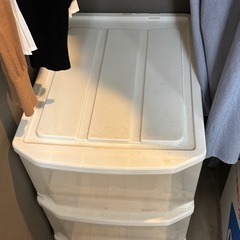 【引き取り限定】無料でお譲りします。収納ケース クリアの画像
