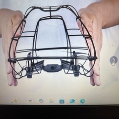 ほぼ新品！Tello用ドーム型保護ケージの画像