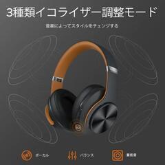 DOQAUS(ドカアス) ヘッドホン Bluetooth5.3 ワイヤレスヘッドホン

の画像