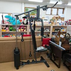 Bodymaker ホームジムDX TM066 フルボディワークアウトに！背中・座席部の裏布劣化してます【浜村鹿野温泉ICから3分 買取本舗、 宮本リサイクル 営業時間9～19時 定休日水曜のみ←連絡できませんm(_ _)m】の画像