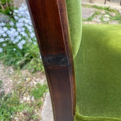 希少IDF太田長 ATLANTA アトランタアームチェアモケット椅子