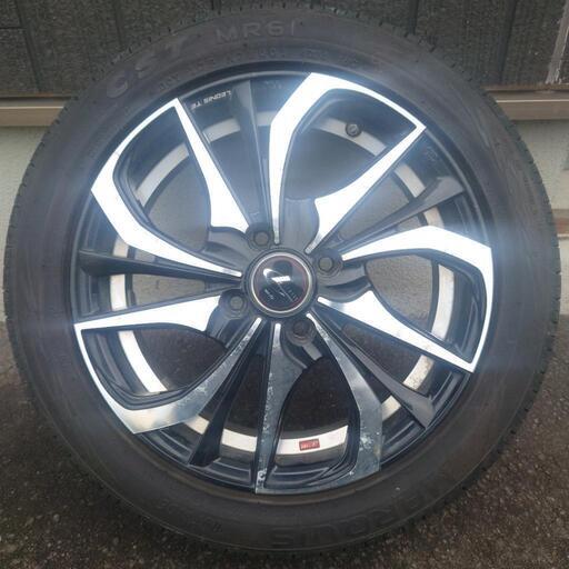 レオニスタイヤホイールセットバリ溝美品 レオニスタイヤホイールセットバリ溝美品 レオニスタイヤホイール