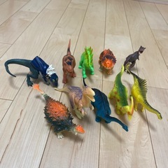 取引決定済　恐竜のフィギュア10体セットの画像