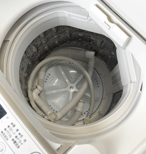 札幌市内配送可 【6ヵ月保証付き】 美品 21年製 YAMADA ヤマダ電機 6kg 全自動洗濯機 YWM-T60H1