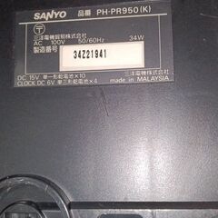 SANYO  ラジカセ　カセットテープ（２連）　CD　ラジオ　プ...